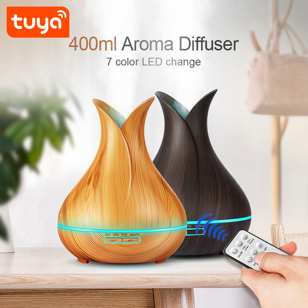 Smart Wifi Sans Fil Huile Essentielle Aroma Diffuseur 400ml