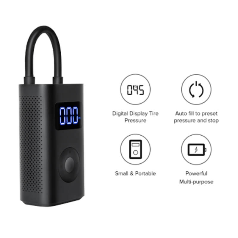 Kit d'entretien outil pneumatique GENERIQUE Compresseur d'air  électrique portable xiaomi mi pression de pneu numérique portable  intelligente