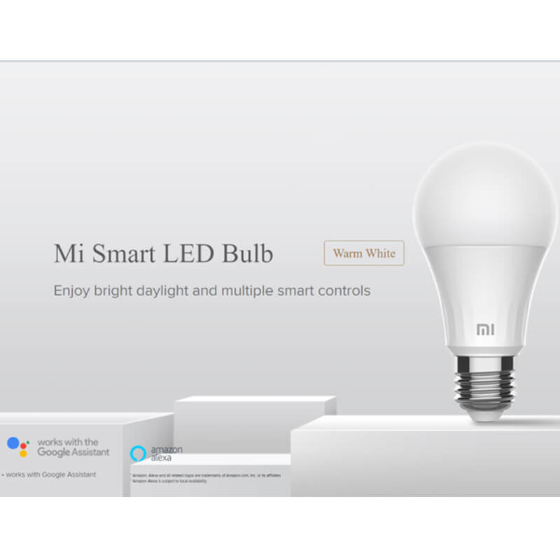 Ampoule Connectée Xiaomi Mi Smart LED Blanc Chaud - PowerPlanetOnline